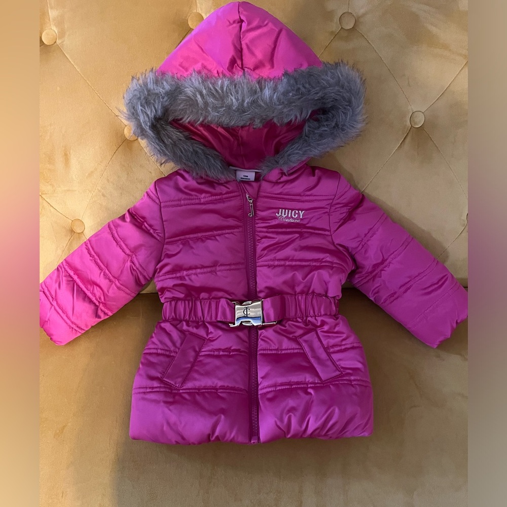Juicy Couture baby girl coat size 12 months